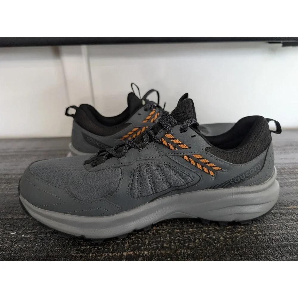 SAUCONY MEN'S EXCURSION TR 17 GTX GORE-TEX RUNNING SHOES GRAY Size 11 Excellent - Picture 10 of 11